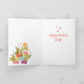 Valentijnsdag voor speciale levering Fox & Florals Feestdagen Kaart (Binnen)