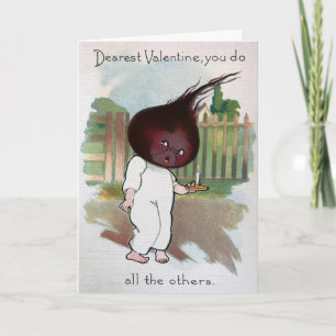 Valentijnsdag voor Victoriaans bieten Feestdagen Kaart