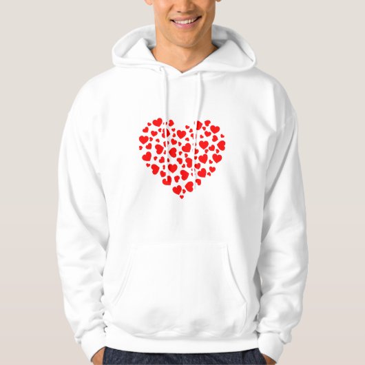 Valentijnsdag voor vrouwelijke basisgenees hoodie (Voorkant)