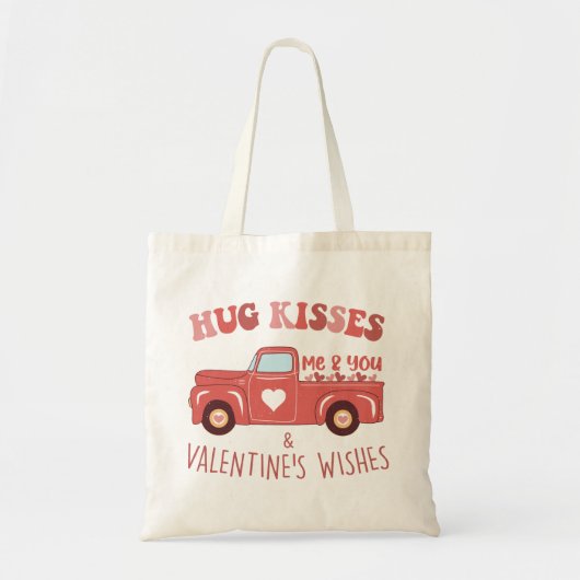 Valentijnsdag  Vrachtwagen Tote Bag (Voorkant)