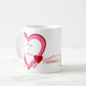 Valentijnsdag Vriendin-Boyvriend Gift Mok (Voorkant links)