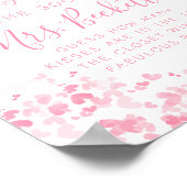 Valentijnsdag Vrijgezellenfeest hoeveel kussen spe Poster (Hoek)