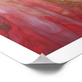 Valentijnsdag Vrouw Art Deco roodharige Print (Hoek)