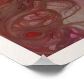 Valentijnsdag Vrouw Gown Art Deco Print (Hoek)