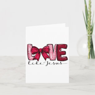 Valentijnsdag Vrouwen Coquette Boog Liefde Als Jez Kaart