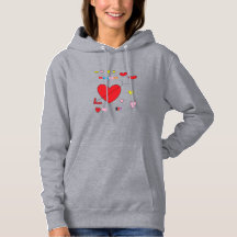 Valentijnsdag Vrouwen Hoodie