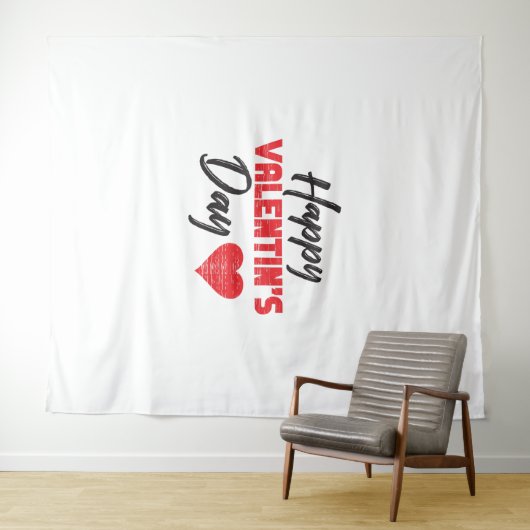 Valentijnsdag Wandkleed (In Situ (horizontaal))