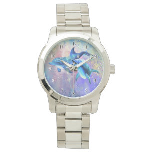 Valentijnsdag Watch Gift Dolphin Couple - Familie Horloge
