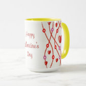 Valentijnsdag Watercolor Design-23223 Mok (Voorkant rechts)