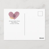 Valentijnsdag Waterverf Briefkaart (Achterkant)