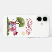 Valentijnsdag Waterverf Gnome paar Case-Mate iPhone Case (Achterkant (horizontaal))