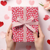 Valentijnsdag Waterverf Haalt patroondraken Cadeaupapier