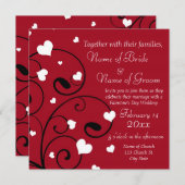 Valentijnsdag Weddenschap Kaart (Voorkant / Achterkant)