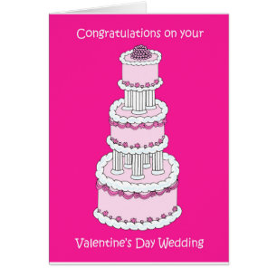 Valentijnsdag Wedding Gefeliciteerd