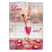 Valentijnsdag Wedding Love Champagne (Voorkant)