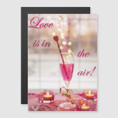 Valentijnsdag Wedding Love Champagne (Voorkant / Achterkant)