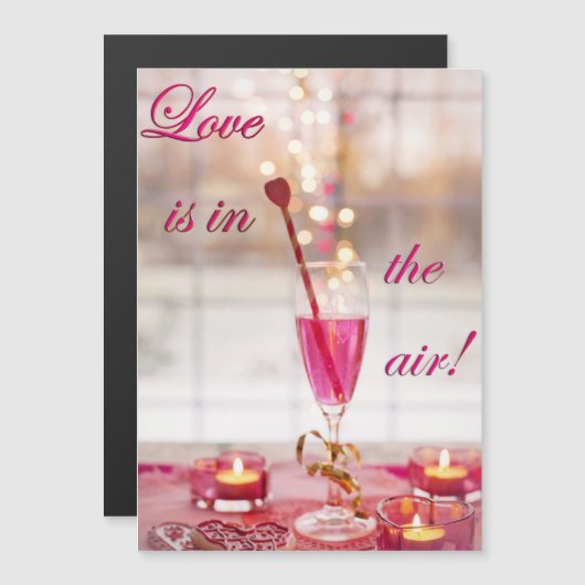 Valentijnsdag Wedding Love Champagne (Voorkant / Achterkant)