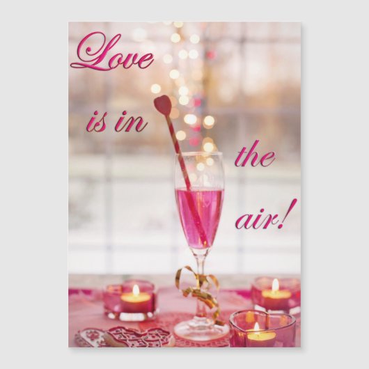 Valentijnsdag Wedding Love Champagne (Voorkant)