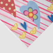 Valentijnsdag Weefselpapier — Hoorten Tissuepapier (Detail)