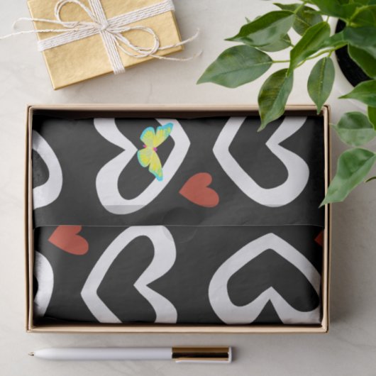 Valentijnsdag — Weefselpapier — Hoorten Tissuepapier (Geschenk)