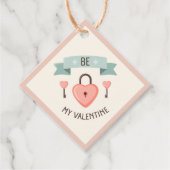 Valentijnsdag - Wees mijn valentijn Bedankjes Labels (Voorkant)