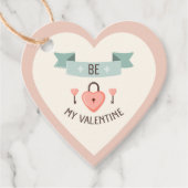 Valentijnsdag - Wees mijn valentijn Bedankjes Labels (Voorkant)