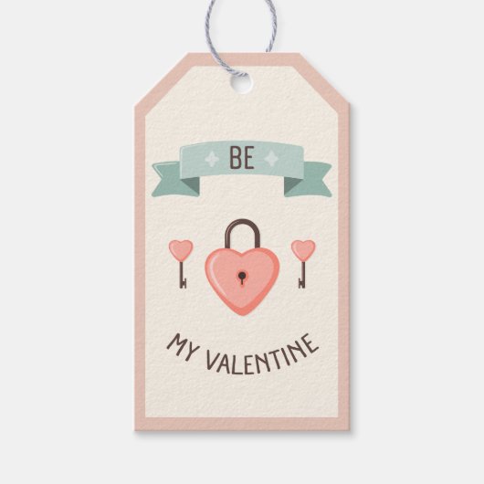 Valentijnsdag - Wees mijn valentijn Cadeaulabel (Voorkant)