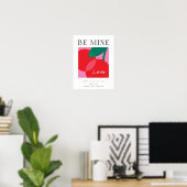 Valentijnsdag Wees Mijn Valentijnsdag Kaart Poster (Thuiskantoor)