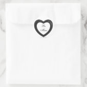 Valentijnsdag "Wees van mij" hart - Stickers (Tas)