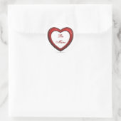 Valentijnsdag "Wees van mij" hart - Stickers (Tas)