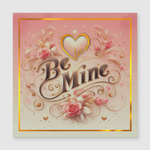 Valentijnsdag wees van mij ontwerp met hart, citaa