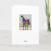 Valentijnsdag Wenskaart Butterfly Feestdagen Kaart (Achterkant)