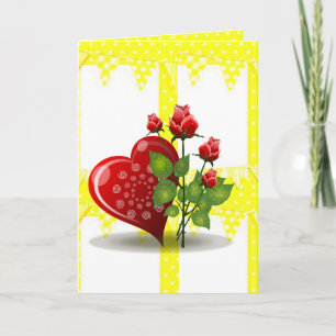 Valentijnsdag Wenskaart Feestdagen Kaart