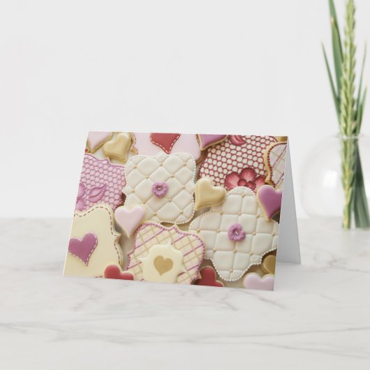 Valentijnsdag Wenskaart Feestdagen Kaart (Voorkant)