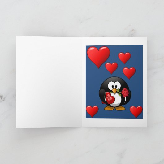 Valentijnsdag Wenskaart Feestdagen Kaart (Binnen)