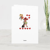 Valentijnsdag Wenskaart Feestdagen Kaart (Achterkant)