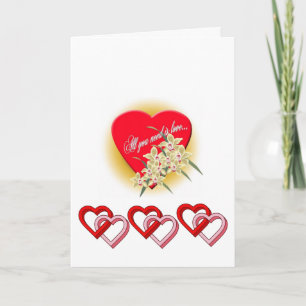Valentijnsdag Wenskaart Feestdagen Kaart