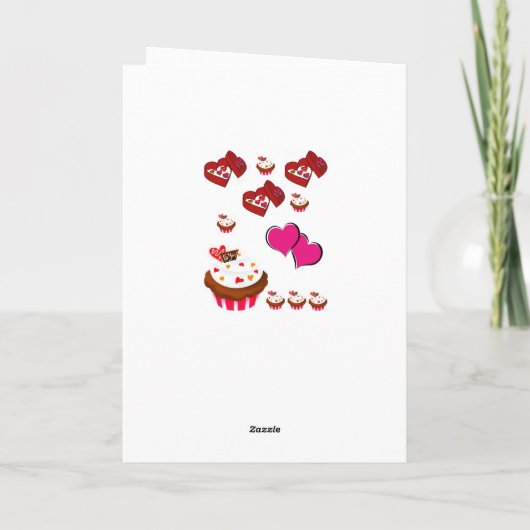 Valentijnsdag Wenskaart Feestdagen Kaart (Achterkant)