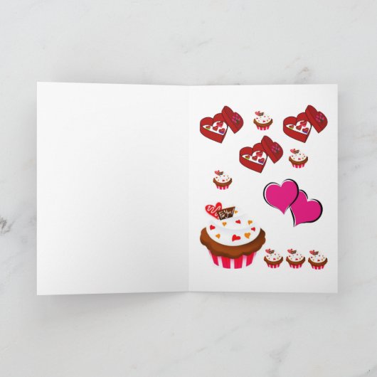 Valentijnsdag Wenskaart Feestdagen Kaart (Binnen)