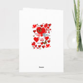 Valentijnsdag Wenskaart Feestdagen Kaart (Achterkant)