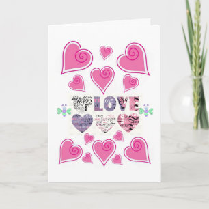Valentijnsdag Wenskaart Feestdagen Kaart