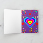 Valentijnsdag Wenskaart Feestdagen Kaart (Binnen)