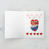 Valentijnsdag Wenskaart Feestdagen Kaart (Binnen)