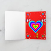 Valentijnsdag Wenskaart Feestdagen Kaart (Binnen)