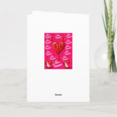 Valentijnsdag Wenskaart Feestdagen Kaart (Achterkant)