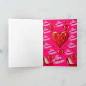 Valentijnsdag Wenskaart Feestdagen Kaart (Binnen)