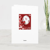 Valentijnsdag Wenskaart Feestdagen Kaart (Achterkant)