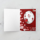 Valentijnsdag Wenskaart Feestdagen Kaart (Binnen)