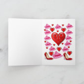 Valentijnsdag Wenskaart Feestdagen Kaart (Binnen)