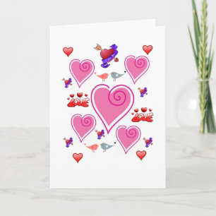Valentijnsdag Wenskaart Feestdagen Kaart